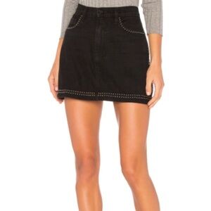 FRAME Denim Le Studded Mini Skirt